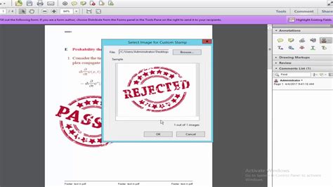 how to add a date stamp to pdf