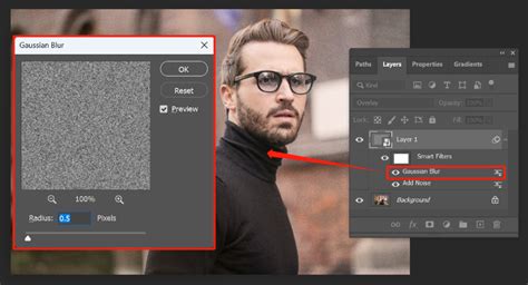 how to add grain photoshop