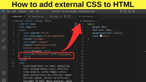how to add html to css