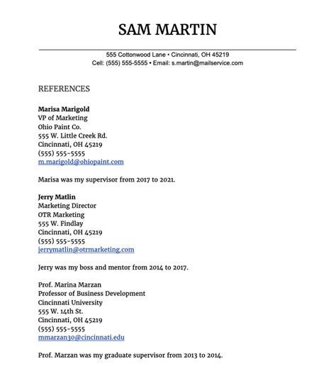 how to add references to your resume