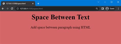 how to add space between words in javascript