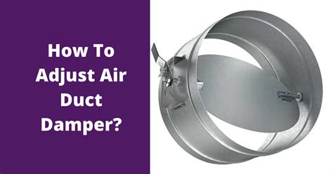 how to adjust dampers in attic