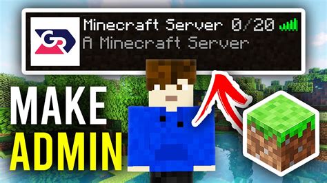 how to admin someone in minecraft