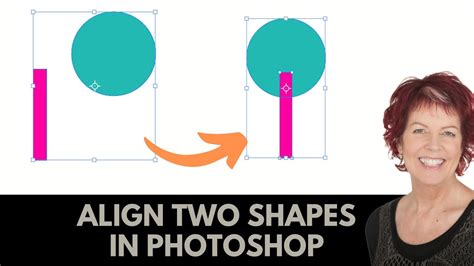 how to align shapes in photoshop