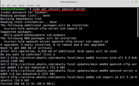 how to allow ssh access on linux