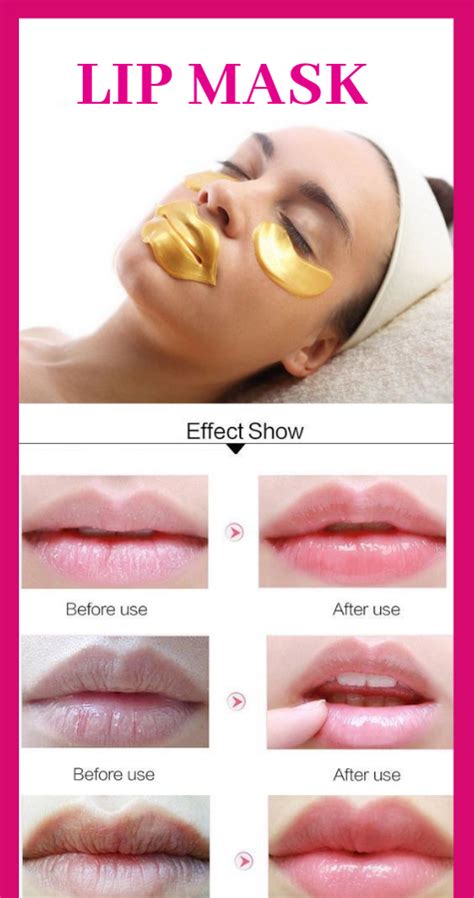 how to apply lip mask