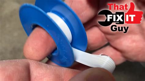 how to apply thread tape