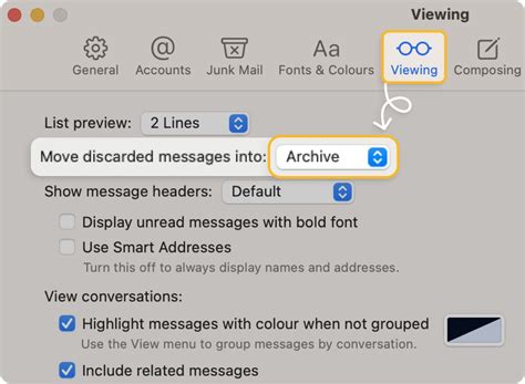 how to archive emails in mac mail