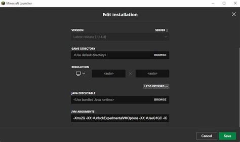 how to assign more memory to minecraft