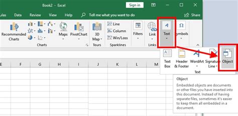 how to attach pdf file in excel