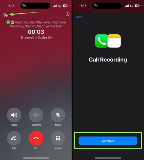 how to auto call record in iphone