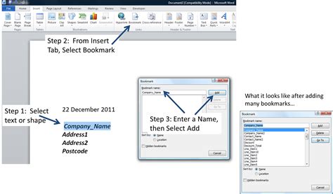 how to auto populate in word