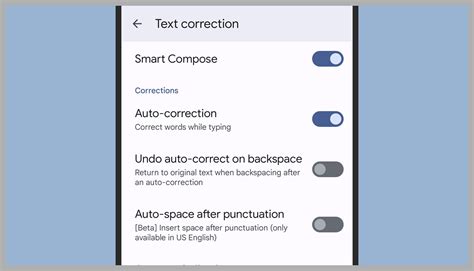 how to autocorrect quivering android