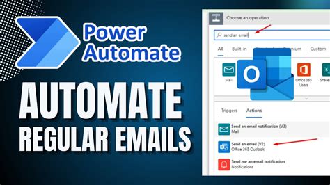 how to automate mail in outlook