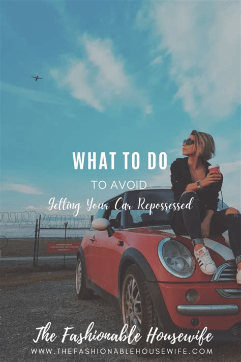 how to avoid getting car repossessed
