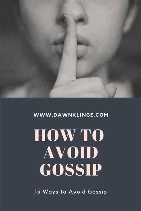 how to fend off gossip