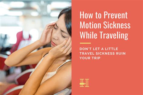 how to avoid motion sickness