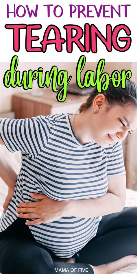 how to avoid tear during labour