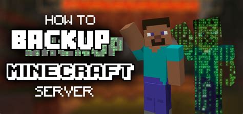 how to backup a minecraft server