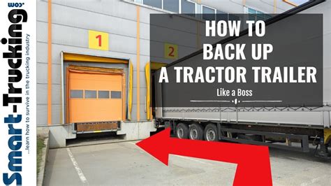 how to backup a tractor trailer