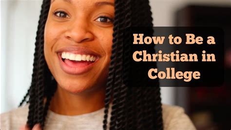 how to be a christian in college