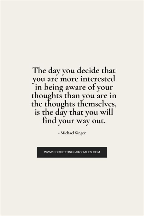 how to be aware of your thoughts