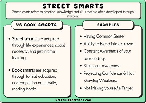 how to be street smart in relationships