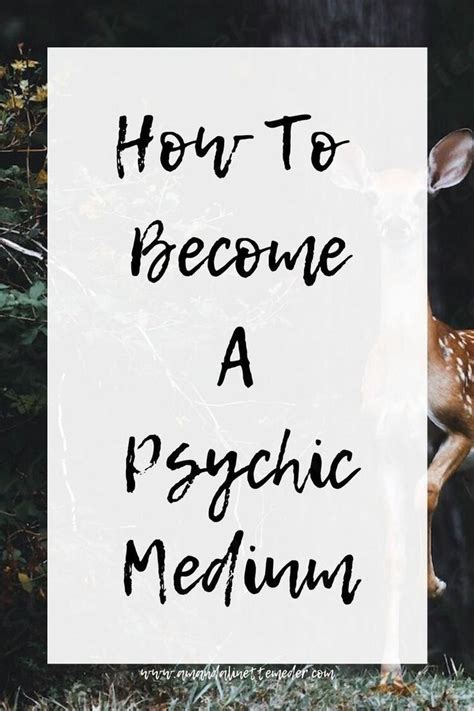 How To Become A Medium