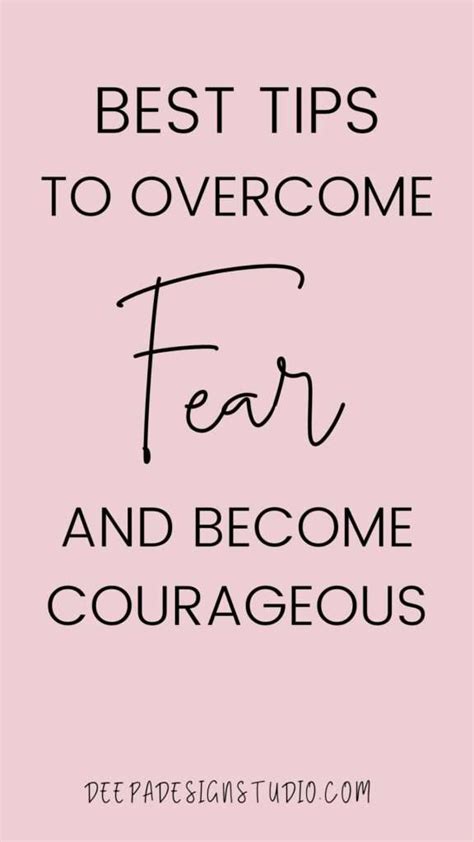 how to become courageous and fearless