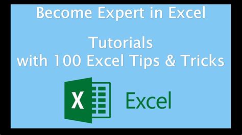 how to become expert in excel pdf