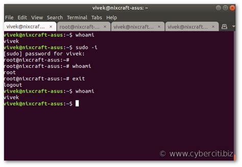 how to become super user in linux