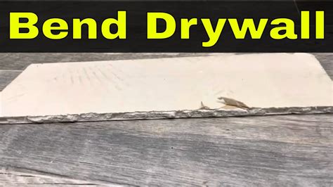 How To Bend Drywall
