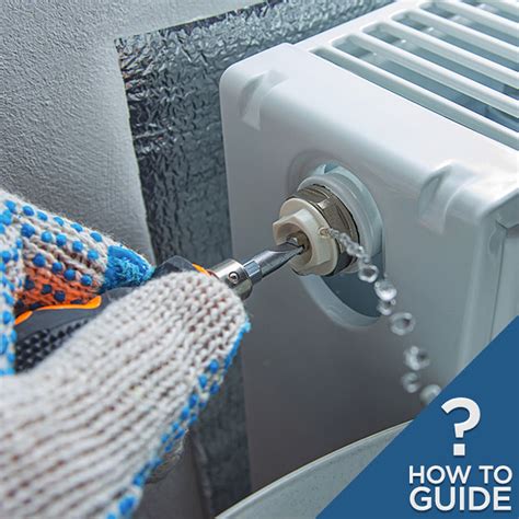 how to bleed a column radiator