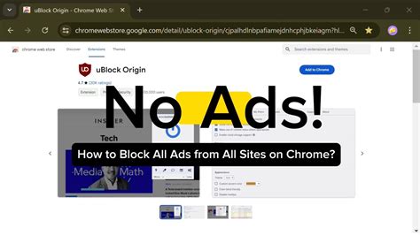 how to block all ads in chrome