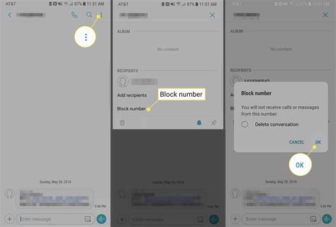 how to block number in android phone