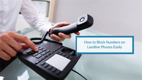 how to block numbers from a landline