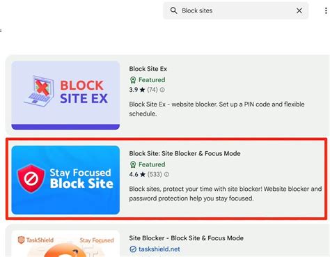 how to block some sites in chrome