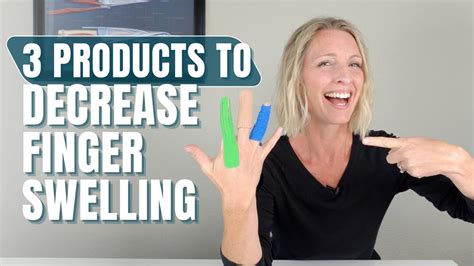 how to bring down swelling in finger