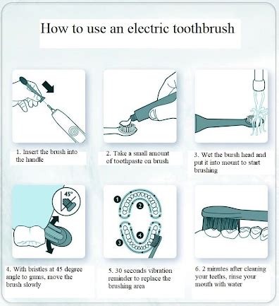 how to brush properly with electric toothbrush