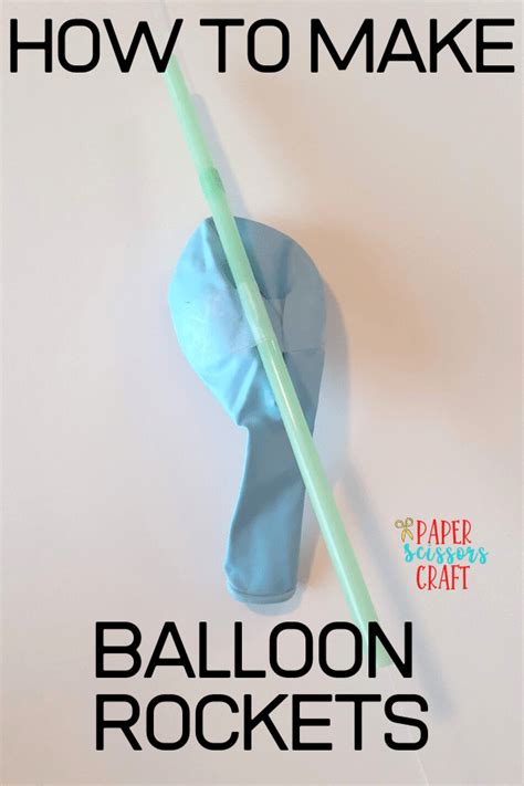 How To Build A Balloon Rocket Balloon Rocket Balloon Rocket Science Experiment - Balloon Rocket Science Experiment