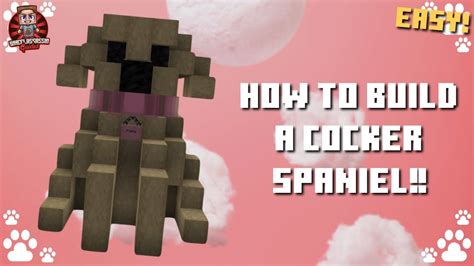 how to build a dog in minecraft