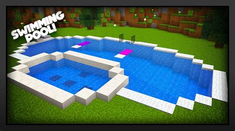 how to build a pool in minecraft
