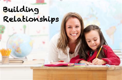 how to build and maintain relationships with students