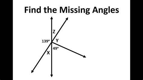 how to calculate a missing angle
