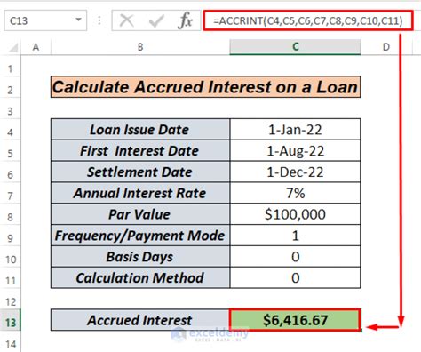 how to calculate accumulated interest in excel