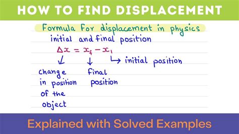 how to calculate disturb in displacement
