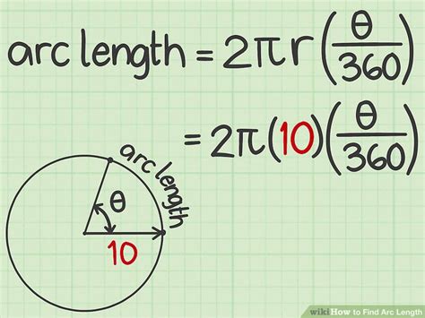 how to calculate arcs