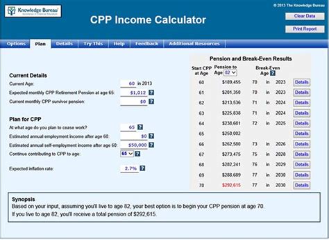 how to calculate cpp income