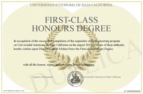 how to calculate first class honours