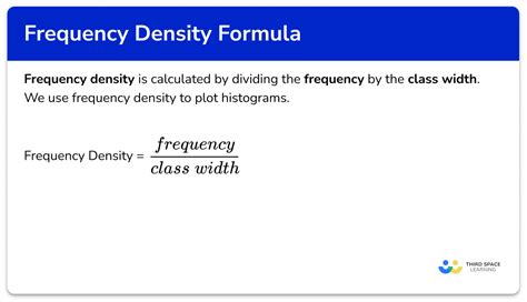 How To Calculate Frequency Density